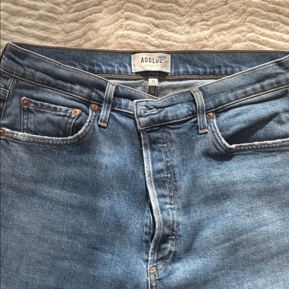 Agolde Light Blue Denim Jeans